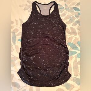 Athleta Black and White Speckled Tank Top